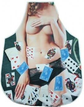 Party World Fartuszek Z Nadrukiem Poker Girl