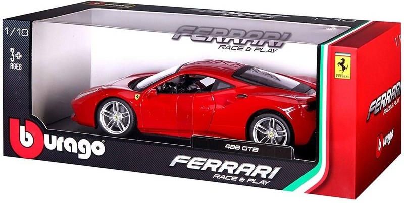 Bburago Ferrari 488 GTB 1:18 - Ceny i opinie - Ceneo.pl