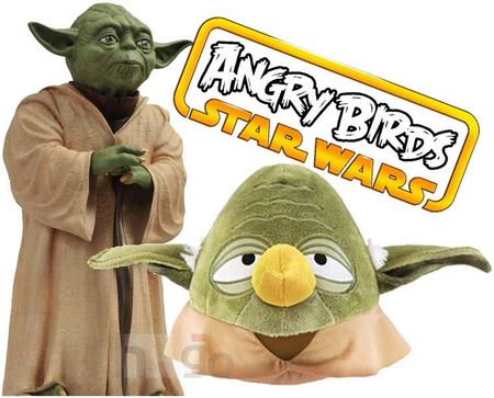 Angry Birds Star Wars Duża Maskotka 21cm pluszak Yoda