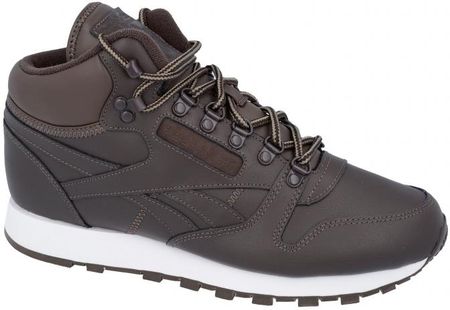 Buty Reebok Classic Leather Mid Basic Dark Brown - BD2538 - Ceny i
