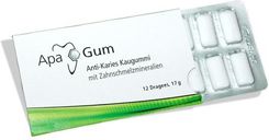 ApaGum remineralizujące gumy do żucia chroniące przed próchnicą z ksylitolem i minerałami szkliwa zębów 12szt. - Świeży oddech