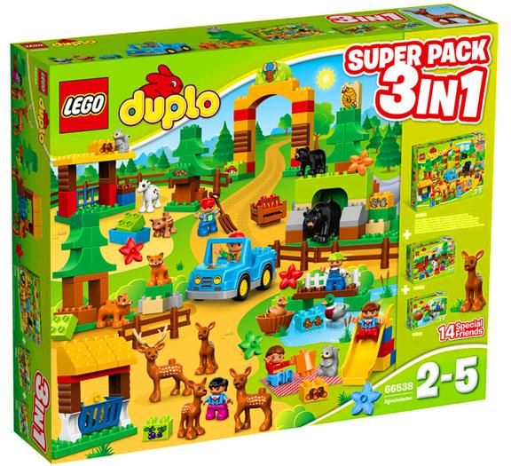 Klocki Lego Duplo Park Dzikich Zwierząt Super Pack 3in1 66538 Ceny