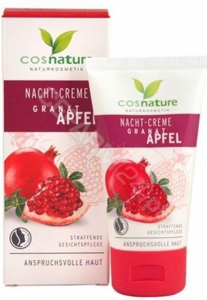 Krem Cosnature Naturalny Nawilżający Z Owocem Granatu na noc 50ml