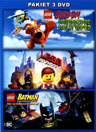 Pakiet Lego Scooby Doo / Przygoda / Batman (DVD)