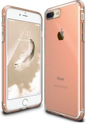 Ringke Air Silikonowe Etui Do Apple Iphone 7 Plus Bezbarwny + Różowy