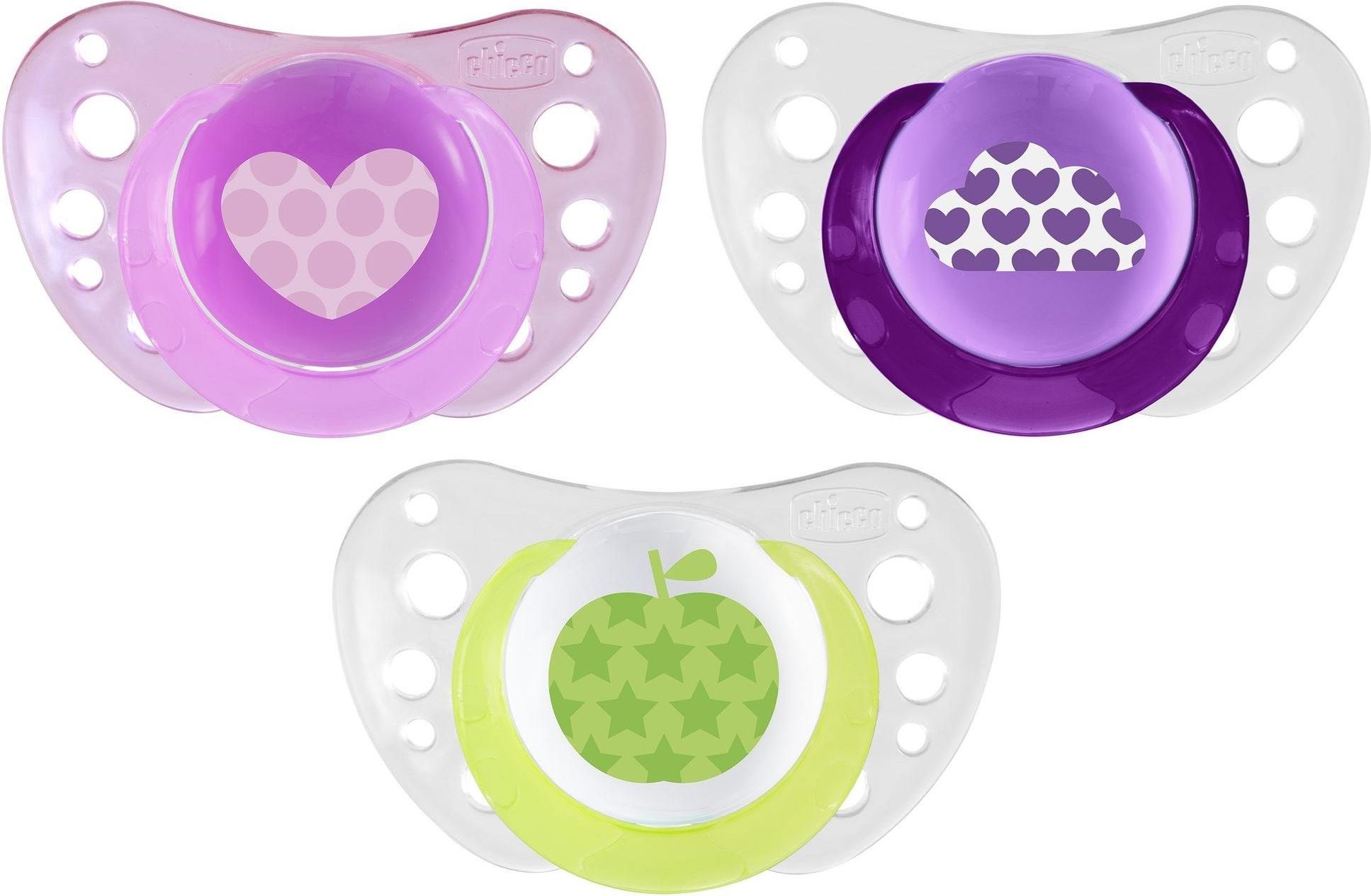 Sucette Physiologique Physio Air 0m+ – Lot De 2 – Silicone Extra-doux, Aérations, Forme Ergonomique – Pour Bon Développement De La Bouche