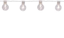 PARTY LIGHTS - Girlanda zewnętrzna LED 16-punktowa Biała Dł.9,5m - zdjęcie 1