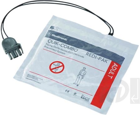 PHYSIO-CONTROL Elektrody EDGE System QUICK-COMBO stymulacja/defibrylacja/EKG ze złączem REDI-PAK. Do 500 i LP 1000 (11996-000017)