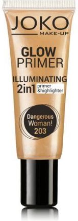 Joko Emulsja Rozświetlająca 2w1 Glow Primer 203 Dangerous Woman 25ml 