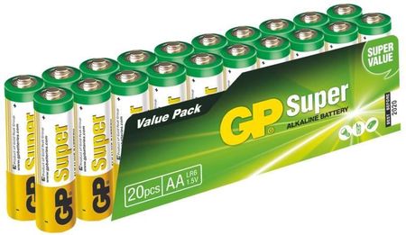 GP Battery Super Alkaline AA/LR6 (AA20P15A)