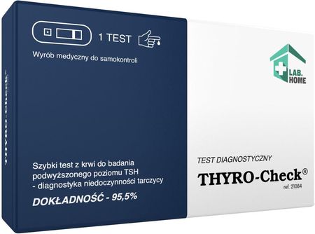 Labhome Thyro-Check Test Na Niedoczynność Tarczycy Tsh