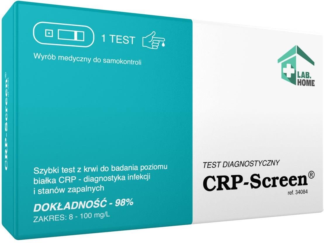 Labhome Crp Screen Test Do Diagnostyki Infekcji I Stanów Zapalnych