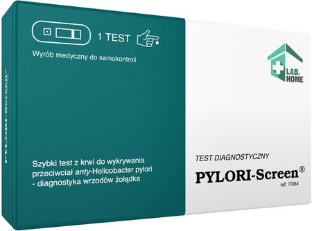 Labhome Pylori-Screen Test Do Wykrywania Przeciwciał Przeciwko Hellcobacter Pylori