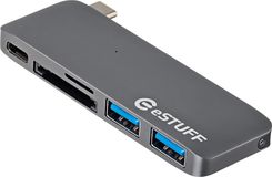 eSTUFF 2x USB 3.0 USB-C (ES84121GREY)