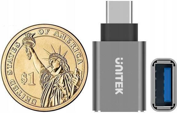 Unitek Adapter USB Typ C (YA025CGY) - zdjęcie 2 Unitek Adapter USB Typ C (YA025CGY)
