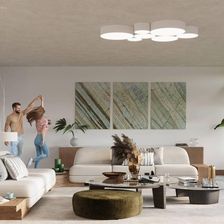 Zdjęcie Sollux Lampa wisząca ARENA 45 biała (SL.0120) - Ryki