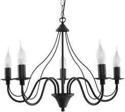 Zdjęcie Sollux Żyrandol MINERWA 5 czarny (SL.0218) - Łagów