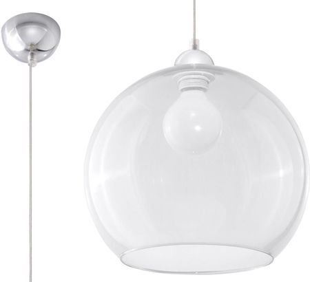 Sollux Lampa wisząca BALL transparentny (SL.0248)
