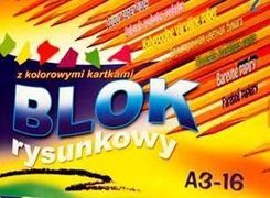 Zdjęcie Blok rysunkowy kolor A3 - Sierpc