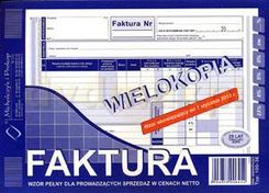 Zdjęcie Faktura VAT A5 100-3E Wielokopia - Sosnowiec