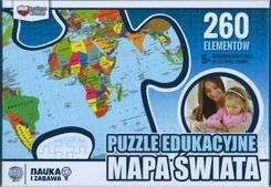 Zdjęcie PUZZLE EDUKACYJNE 260 MAPA ŚWIATA - Kołobrzeg