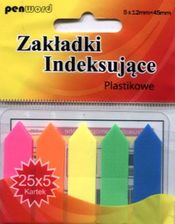 Zdjęcie Zakładki indeksujące plastikowe samoprzylepne 5 kolorów - Bochnia
