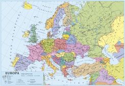 Zdjęcie Podkład szkolny na biurko A2 Mapa Europy - Miechów