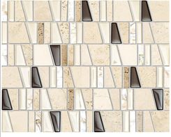 Zdjęcie Tubądzin Mozaika Drops stone beige 30x30 - Gniewkowo