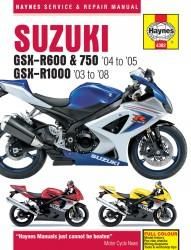 Suzuki GSX-R600/750 2004 - 2005 &amp; GSX-R1000 2003 - 2008