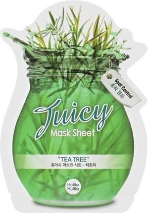 Holika Holika Tea tree Juicy Mask Oczyszczająco- ściągająca maseczka w płachcie z ekstraktem z drzewa herbacianego