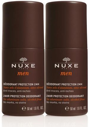 Nuxe Men Dezodorant Zapewniający Całodobową Ochronę Roll-On 2 x 50ml 