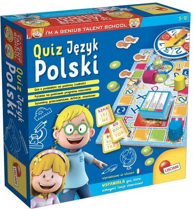 Lisciani Mały Geniusz Quiz Język Polski