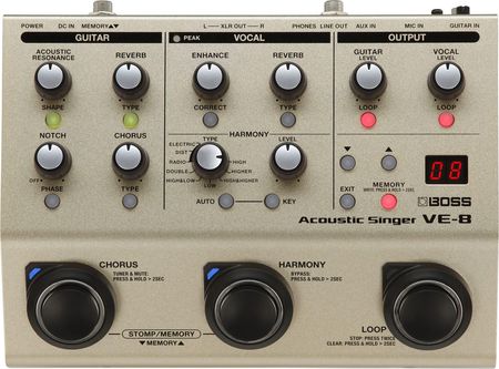 BOSS VE-5 vocal parformer（WH） BOSS - VE-5 | Vocal Performer