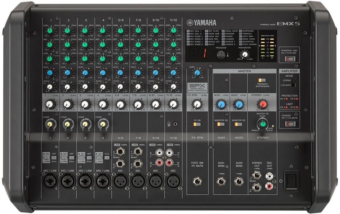 фото Активний мікшерний пульт Yamaha EMX5