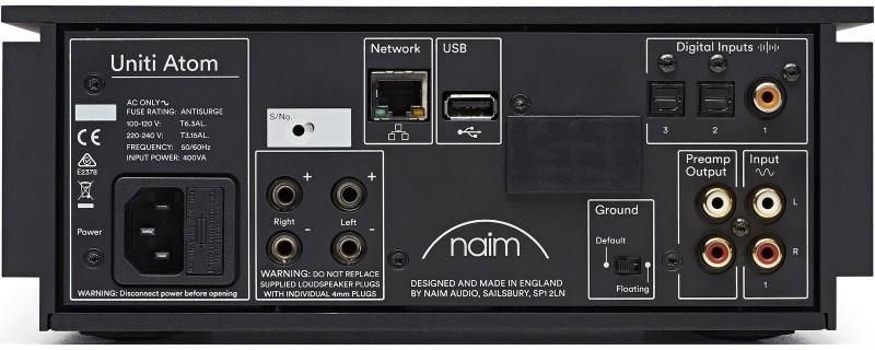 Naim Uniti Atom Czarny - zdjęcie 4 Naim Uniti Atom Czarny