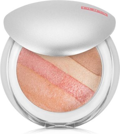 Pupa Luminys Baked All Over Powder Wypiekany Puder 06 Coral Stripes 9g