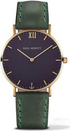Paul Hewitt Blue Lagoon Leather Sailor Line Gold PH-SA-G-St-B-12M