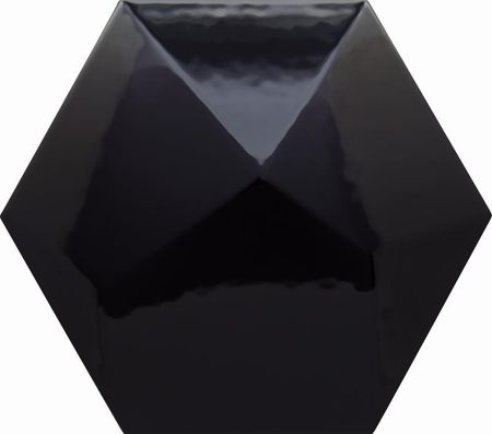 Decus Hexagono Piramidal Negro pol. 15X17