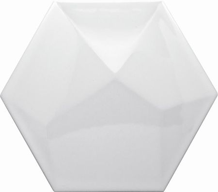 Decus Hexagono Piramidal Blanco pol. 15X17