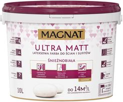 Zdjęcie Magnat Ultra Matt Biały Lateksowy 10L - Warta