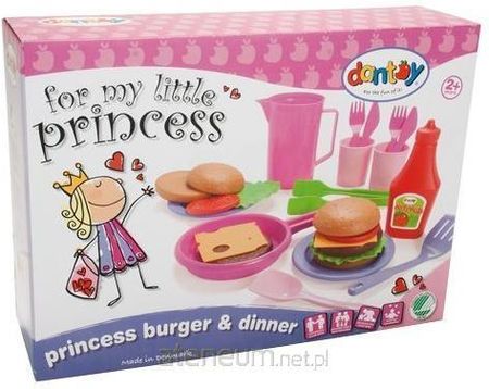 Dantoy Zestaw obiadowy burgery Princess