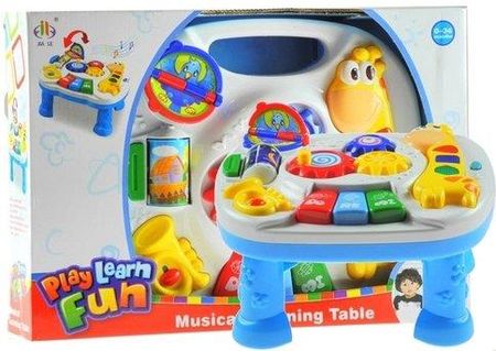 Lean Toys Multifunkcyjny stoliczek edukacyjny z żyrafą