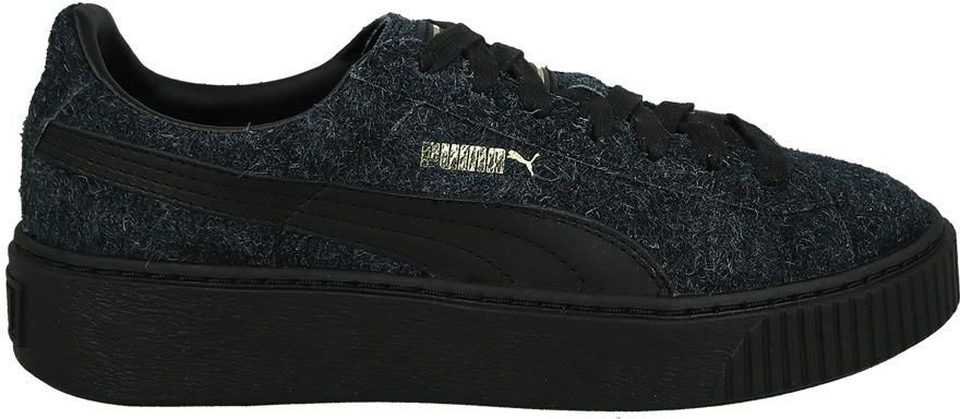 puma suede black white sole