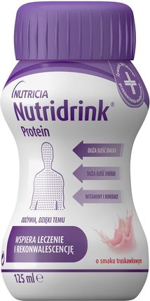 Nutridrink Protein preparat odżywczy smak truskawkowy 125ml