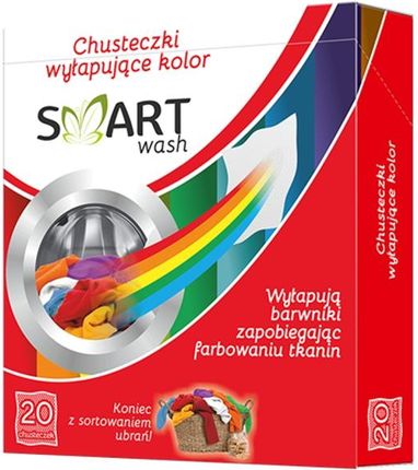 Smart Wash Chusteczki Wyłapujące Kolor 20 Sztuk 5060411610774