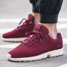 adidas zx flux burgundy