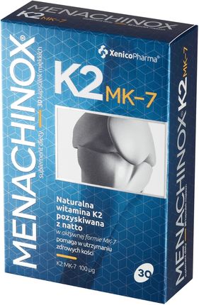 Menachinox K2 MK-7 Naturalna Witamina K2 30 kaps.