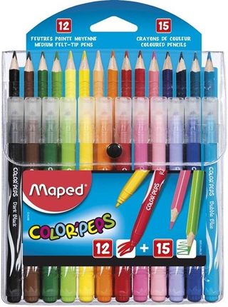 Maped Colorpeps Zestaw Kredek I Flamastrów 27 El
