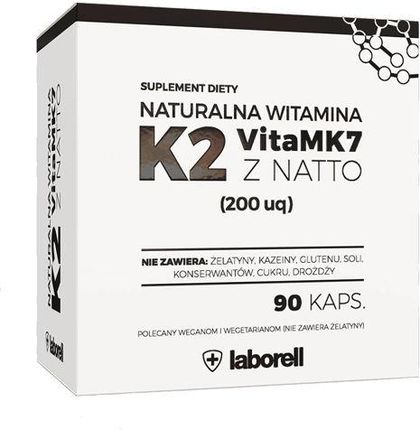 Laborell Naturalna Witamina K2 200mg Vita Mk7 90 kaps.