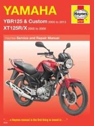 Yamaha YBR125 (05 - 16) &amp; XT125R/X (05 - 09) Haynes Repair Manual